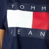 T-shirt Tommy Jeans koszulka bluzka damska granatowa duże logo